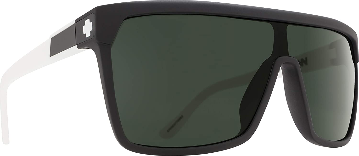 Spy Optic Flynn Matte Ebony/Ivory - Happy Gray Green
