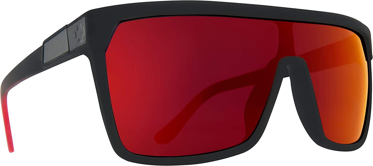 Spy Optic Flynn Flynn Soft Matte Black/Red Fade/Happy Gray/Green/Red Flash