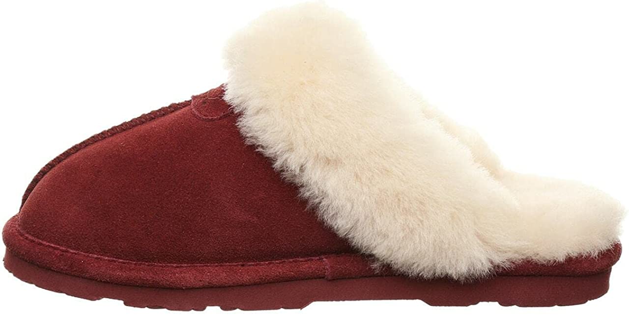 BEARPAW Womens Loki II Slide Slipper - Beet - 10