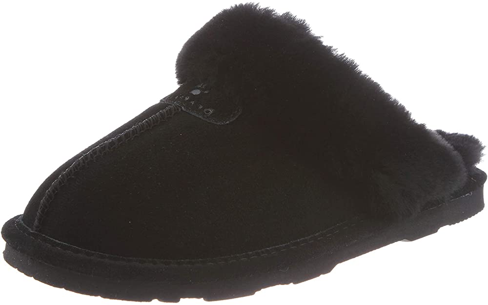 BEARPAW Womens Loki II Slide Slipper - Black - 7