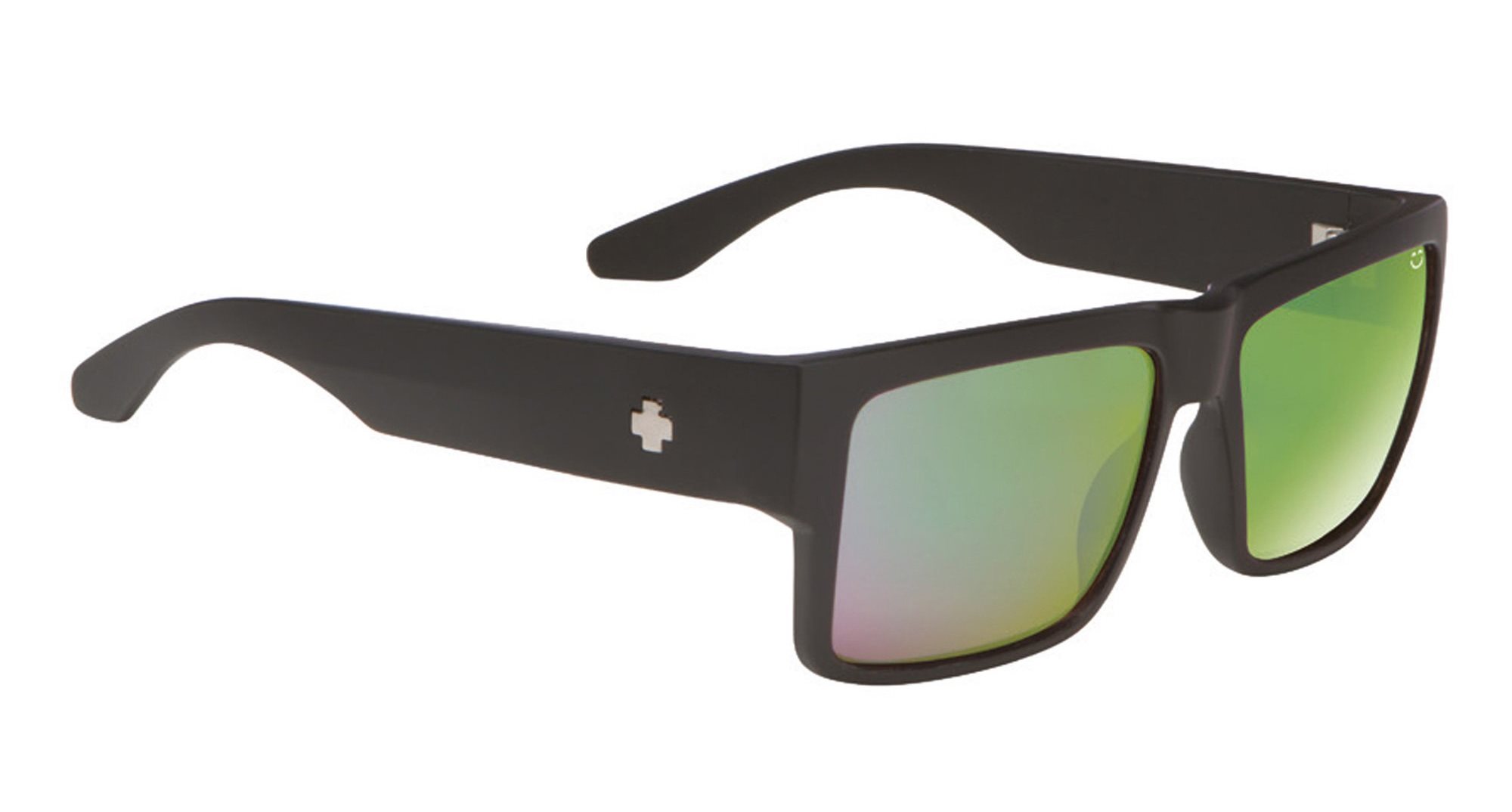 SPY Optic Cyrus HD Plus Bronze Polar with Green Spectra Square Sunglasses