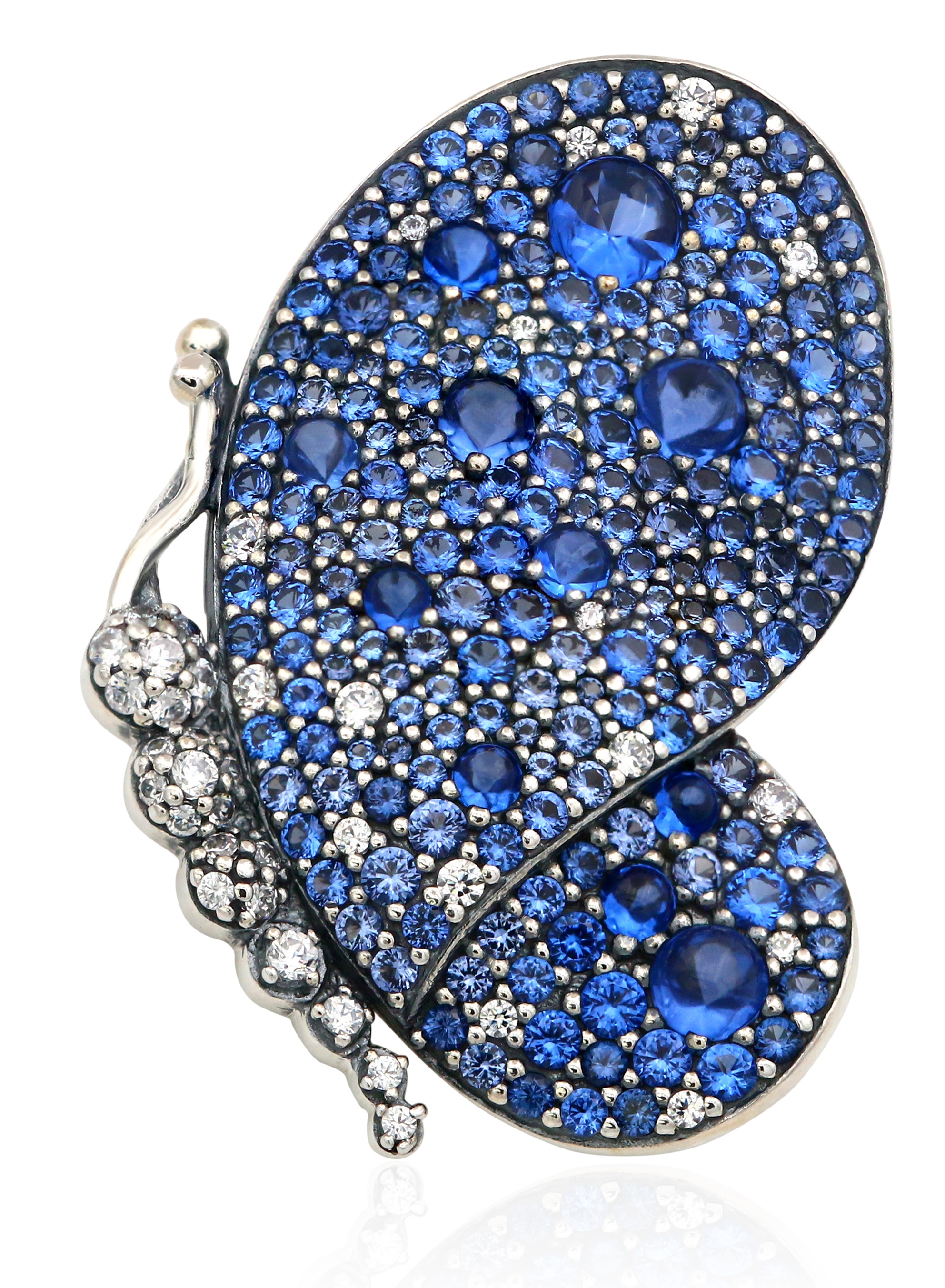 PANDORA Dazzling Blue Butterfly Pendant