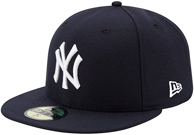 New Era Mens New York Yankees MLB Authentic Collection 59FIFTY Cap  Size 7