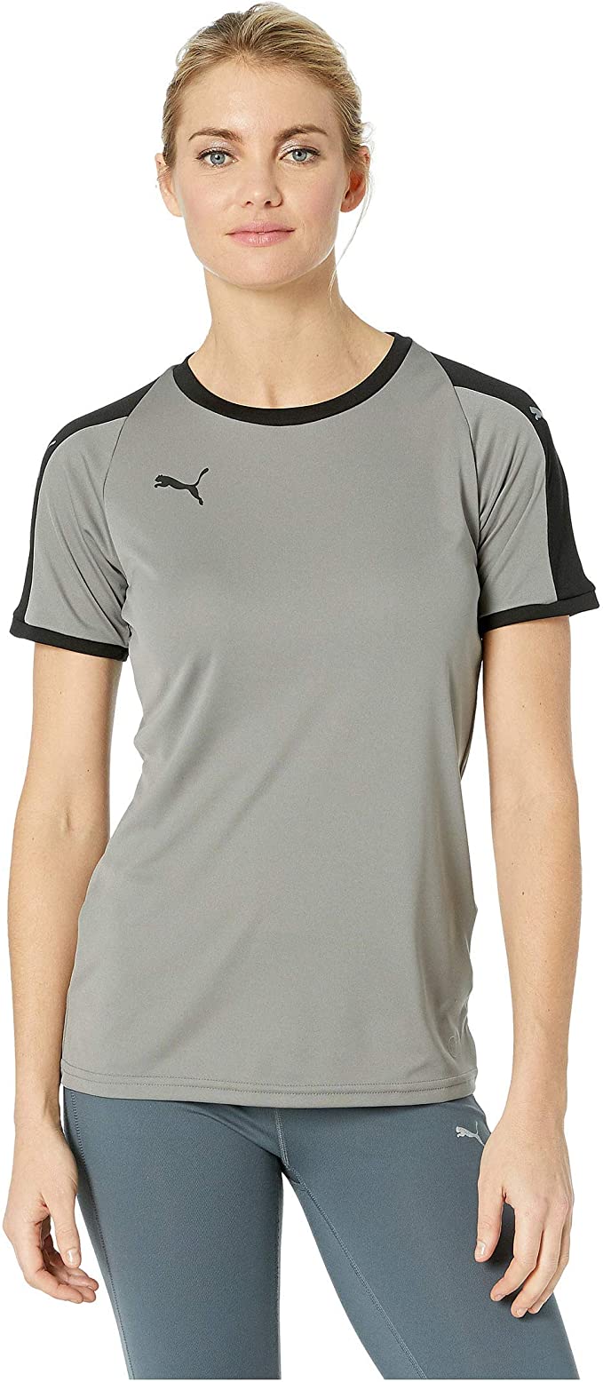 Puma Womens Liga Jersey - Steel Gray/Black - X-Small