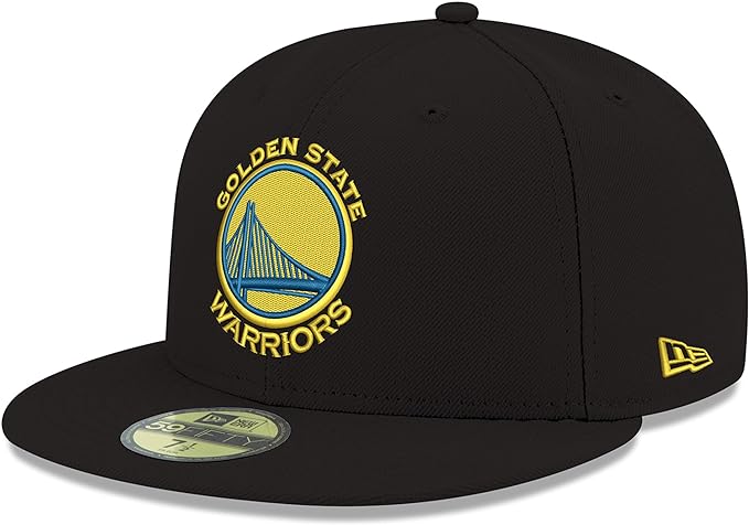 New Era NBA Golden State Warriors 59FIFTY Fitted Cap - Black - 7 1/2