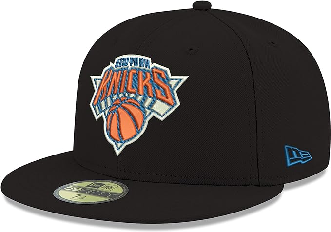 New Era NBA New York Knicks 59FIFTY Fitted Cap - Black - 7 1/2