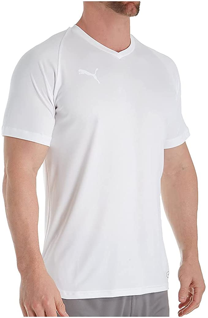 PUMA Mens LIGA Jersey Core  - White - Small