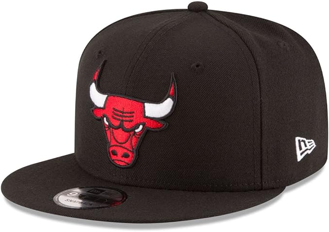 New Era 9Fifty Chicago Bulls Snapback Cap - Black