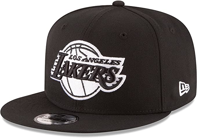 New Era NBA Los Angeles Lakers Mens 9Fifty Snapback Cap - One Size - Black