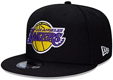 New Era NBA Los Angeles Lakers Black 9FIFTY Snapback Cap