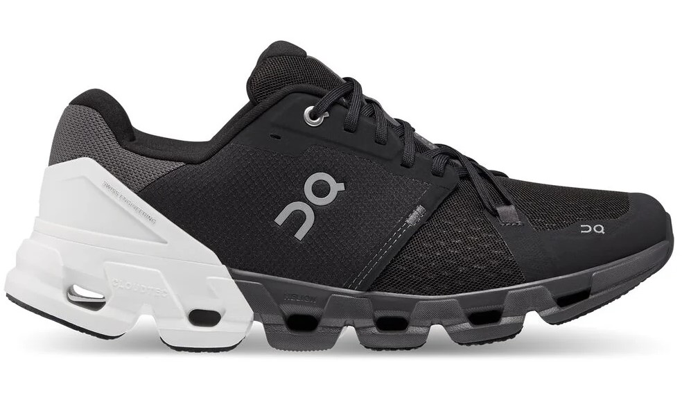 On Running Cloudflyer 4 Mens Running Shoes - Black/White - 8.5