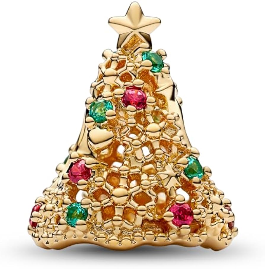 Pandora Glitter Christmas Tree Charm