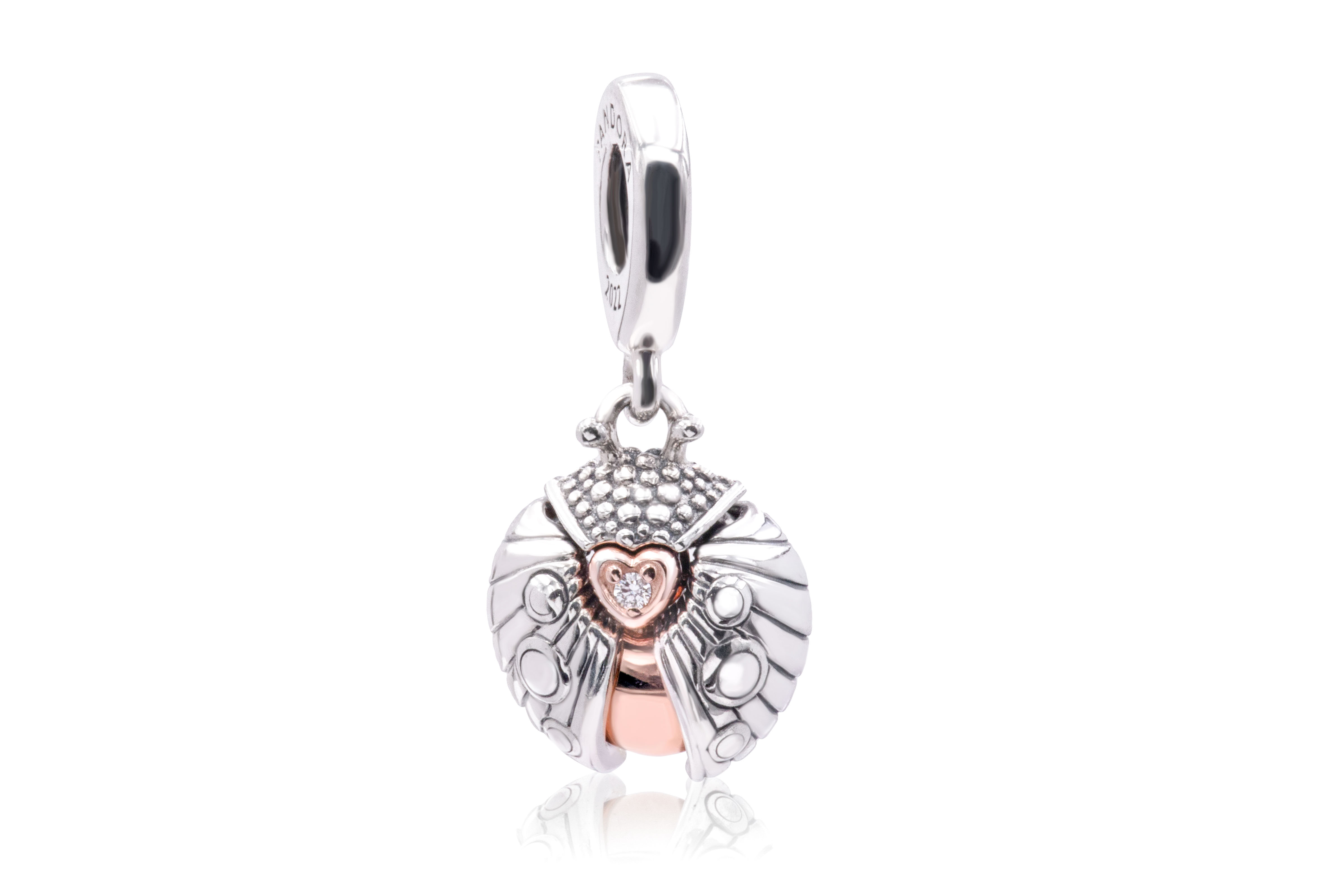 Pandora Club 2022 Ladybird & Heart Dangle Charm