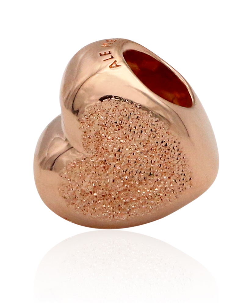 PANDORA Matte Brilliance Heart Charm