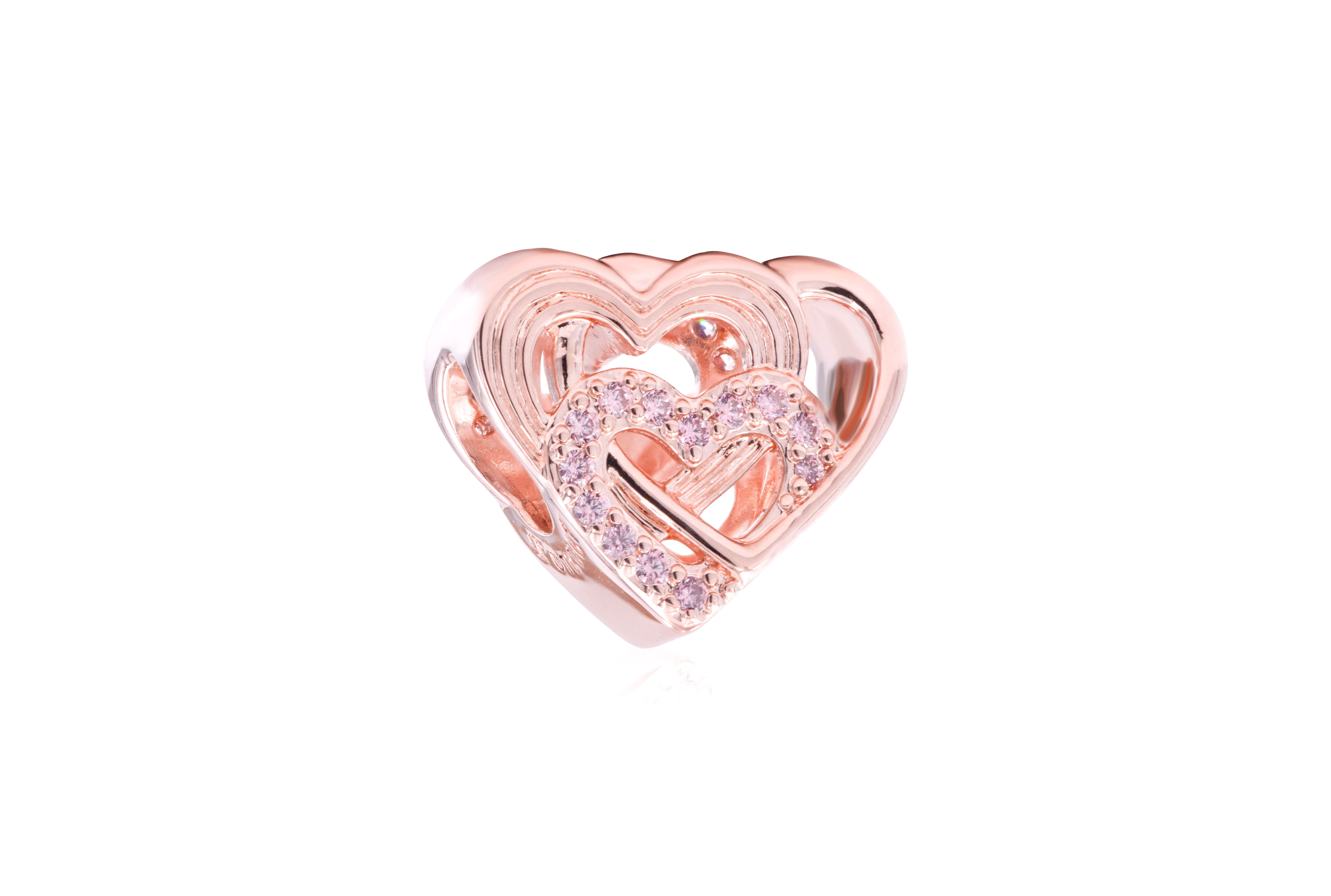 Pandora  Intertwined Love Hearts Charm