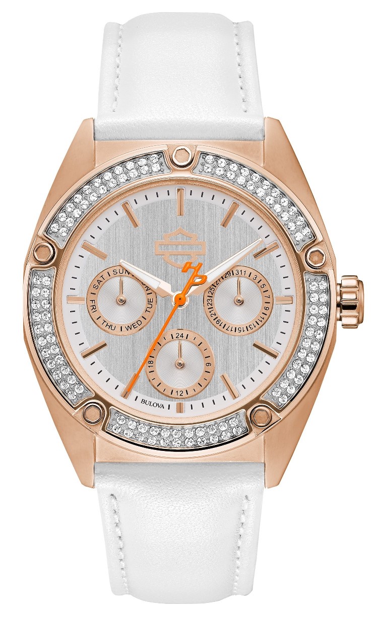 Harley-Davidson Leather Ladies Watch 78N102