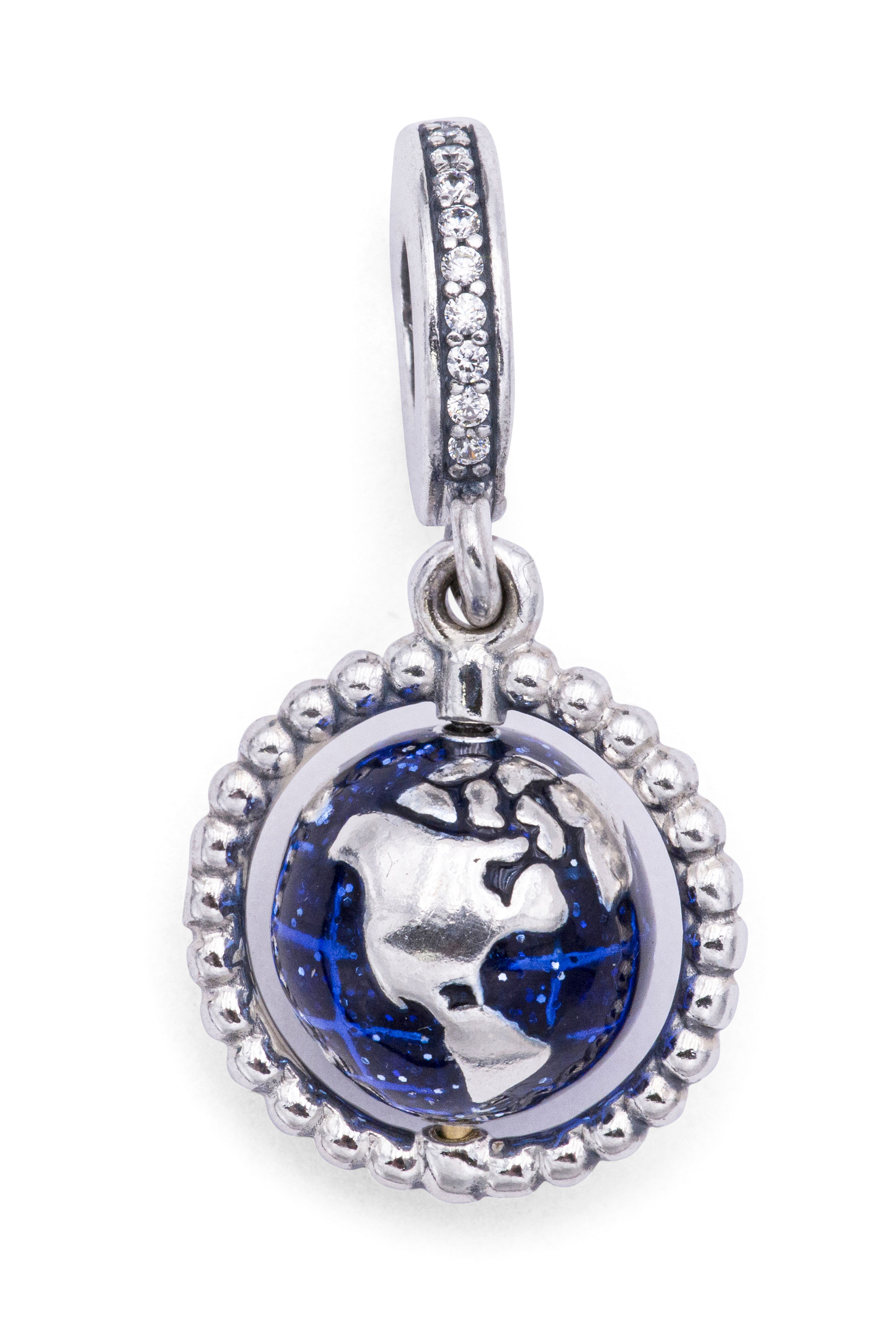 PANDORA Spinning Globe Dangle Charm