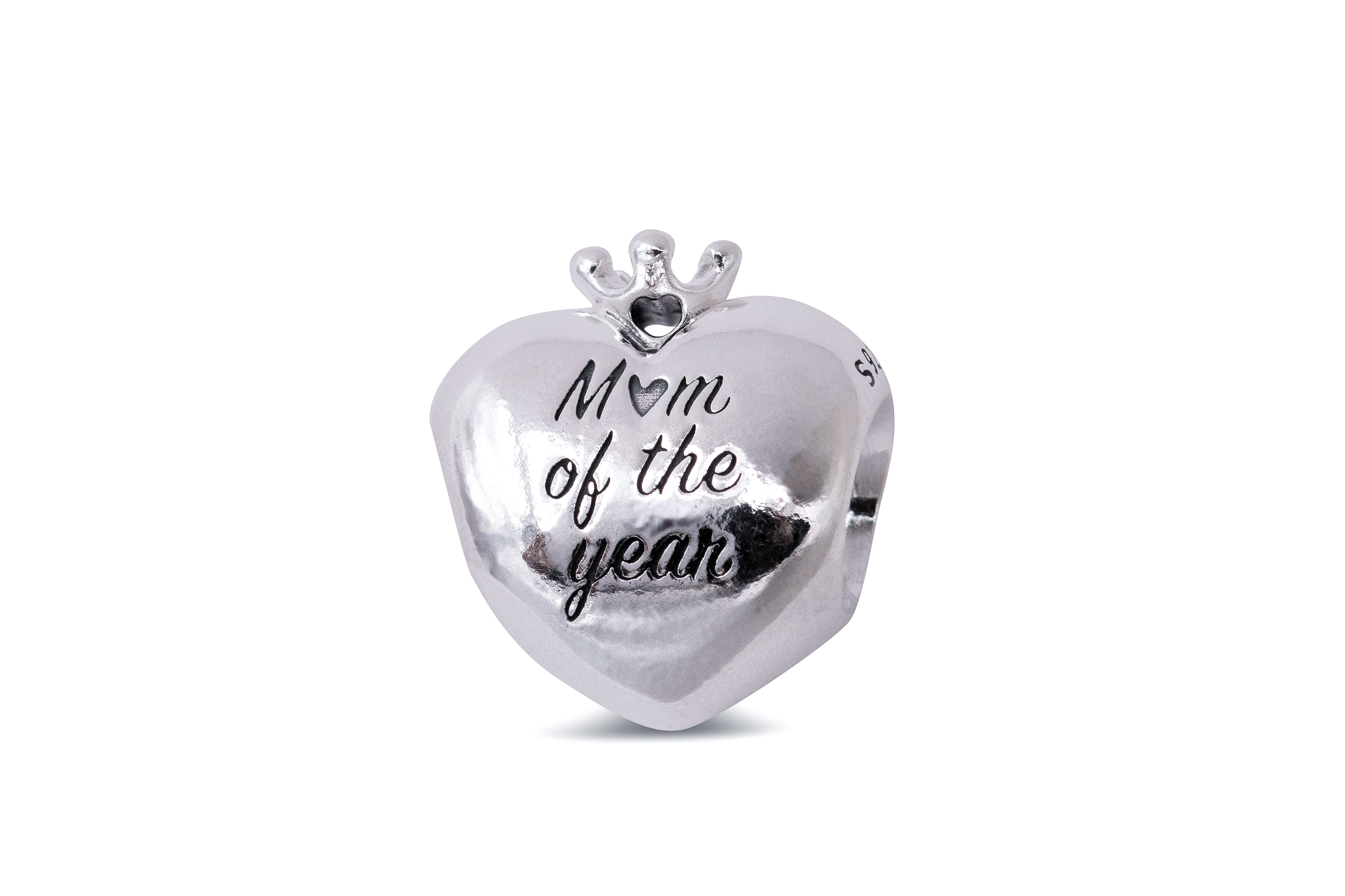 Pandora - Mom Of The Year Heart Charm  - 798823C00