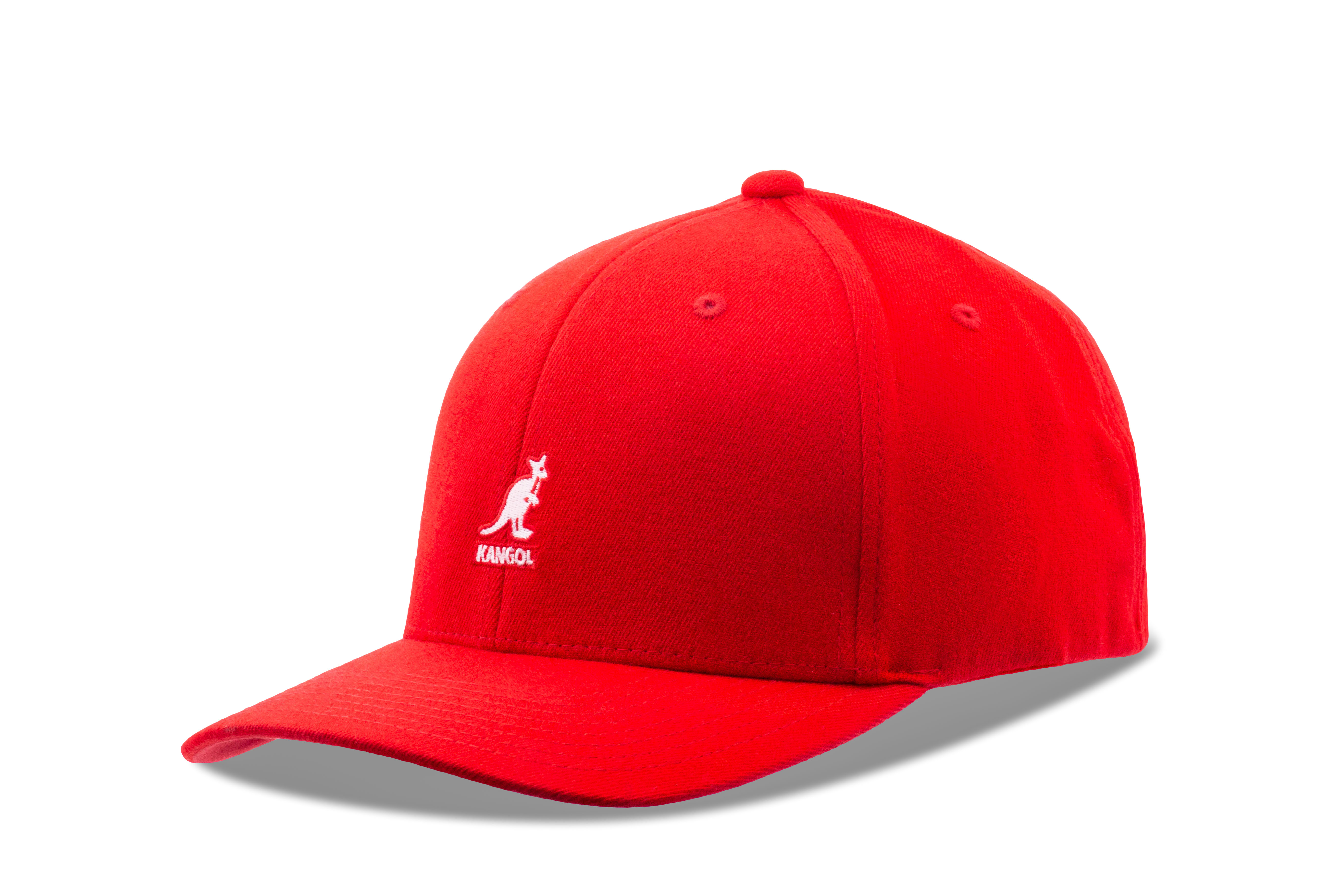 Kangol Wool Flexfit Baseball Cap - Red - XXL