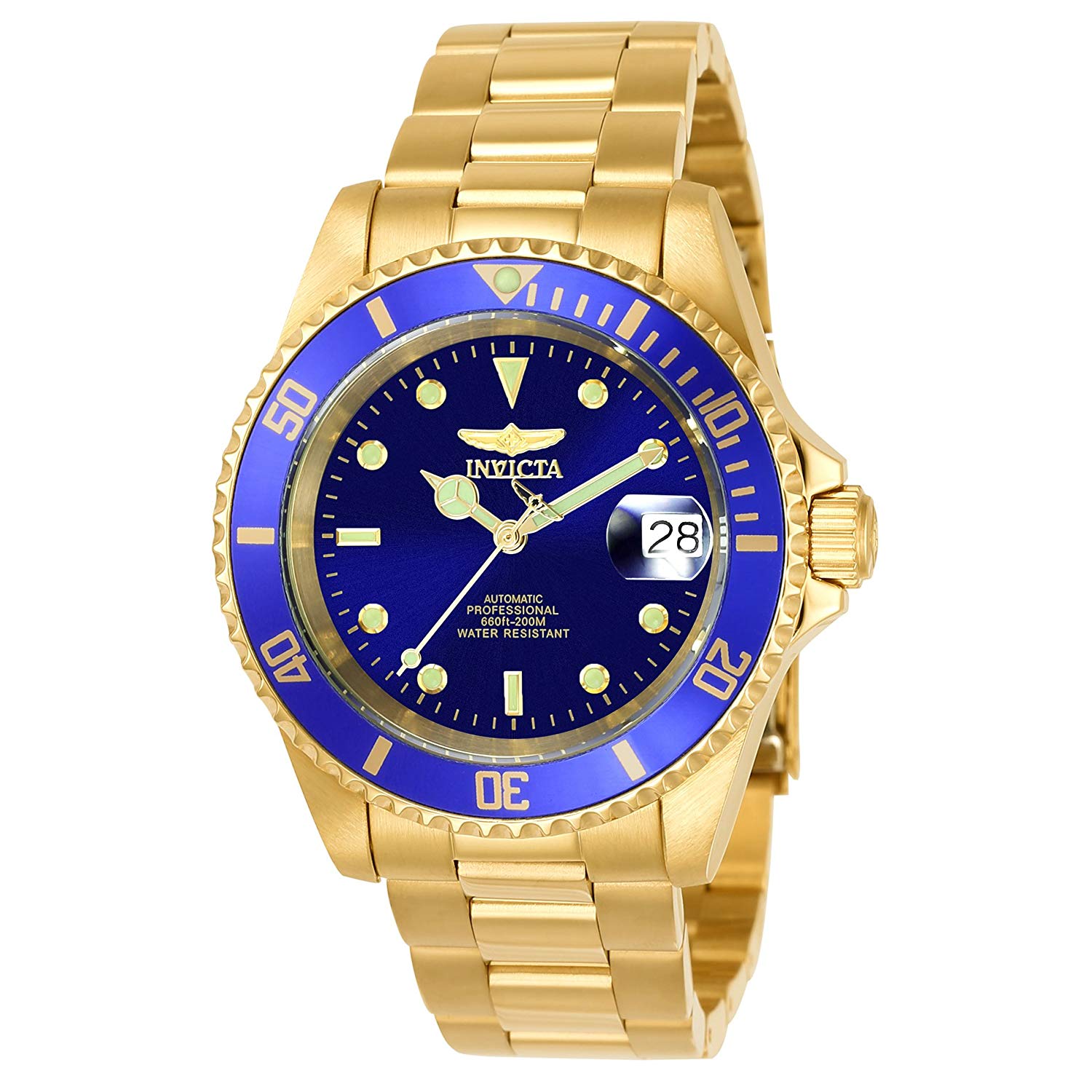 Invicta Pro Diver Automatic Gold-Tone Mens Watch 8930OB