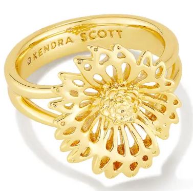 Kendra Scott Brielle Band Ring in Gold Size 7