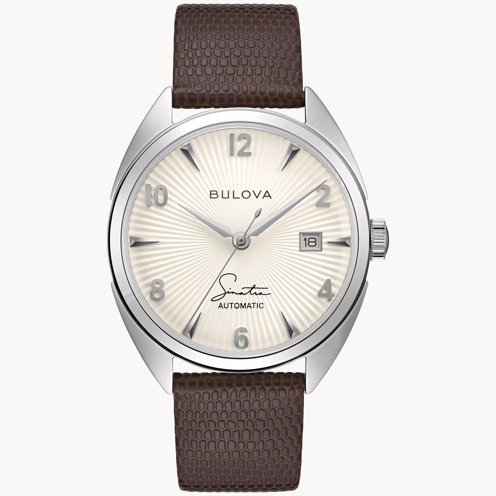 Bulova Frank Sinatra Fly Me To The Moon Automatic Mens Watch 96B347