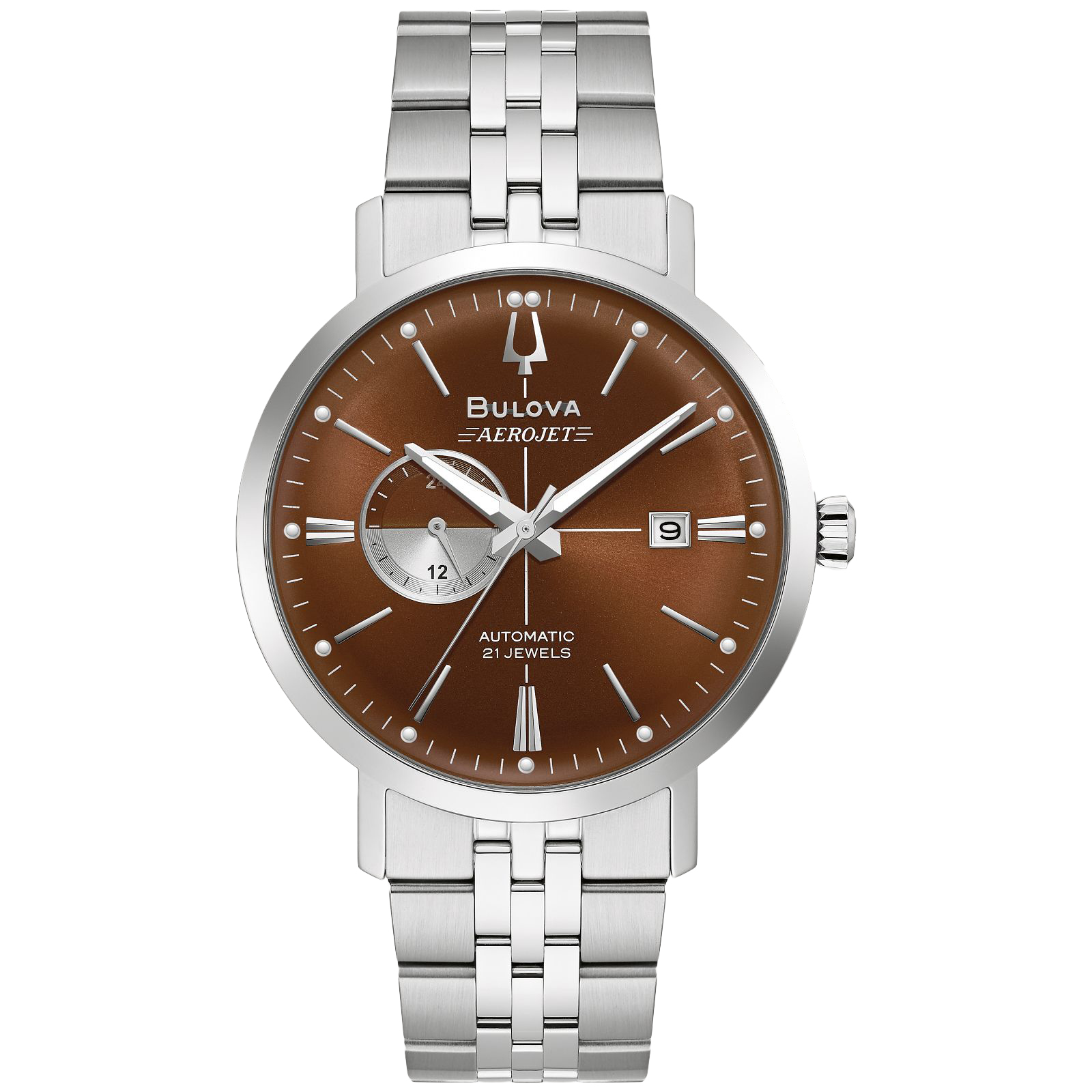 Bulova Aerojet Automatic Silver-Tone Watch