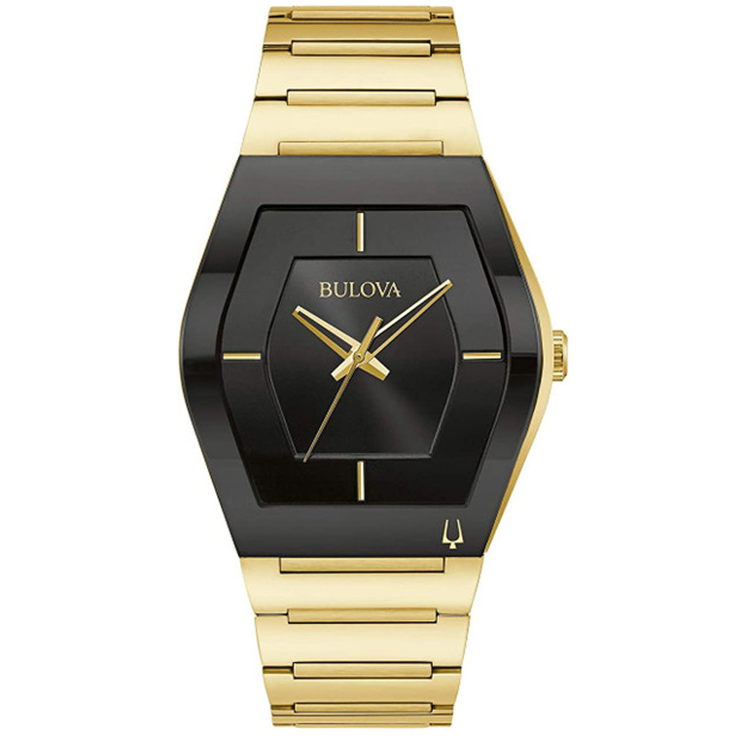 Bulova Futuro Gold-Tone Bracelet Mens Watch 97A164