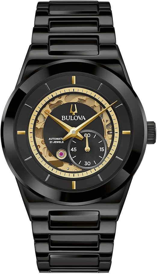 Bulova Millennia Modern Ceramic Automatic Mens Watch 98A291