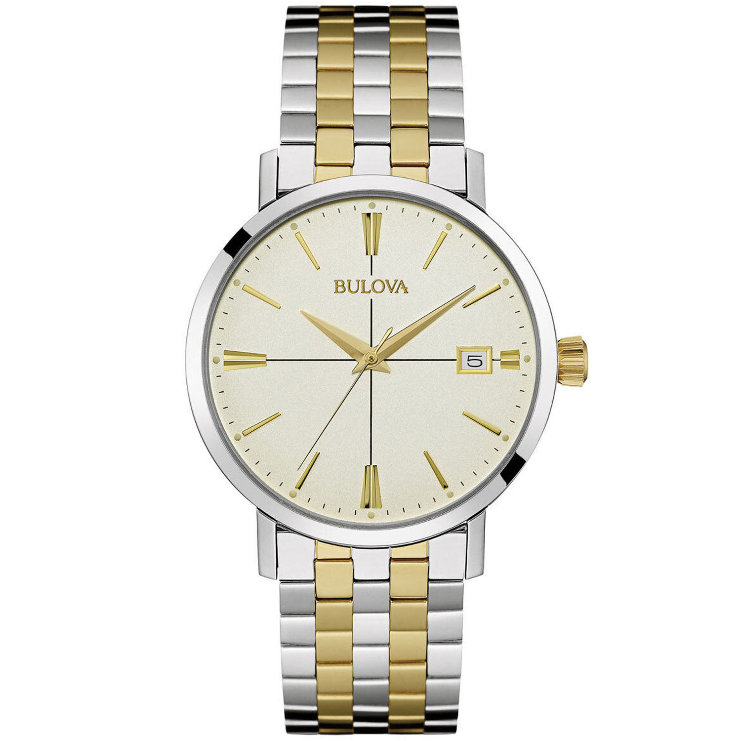 Bulova Classic Two-Tone Mens Watch 98B255