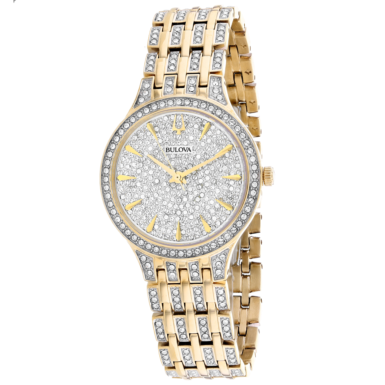 Bulova Phantom Crystal Pave Ladies Watch 98L263