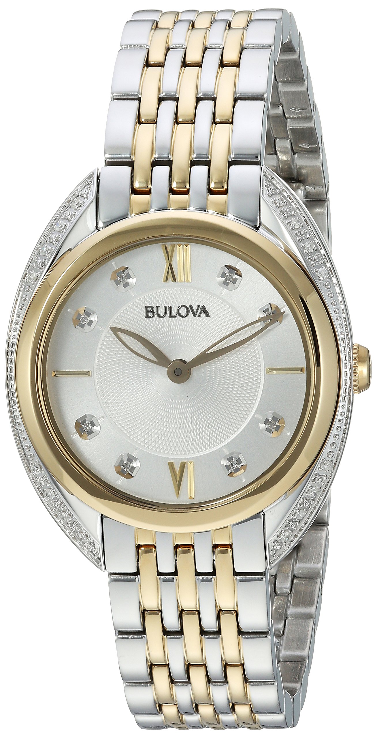Bulova Diamond Two-Tone Ladies Watch 98R229