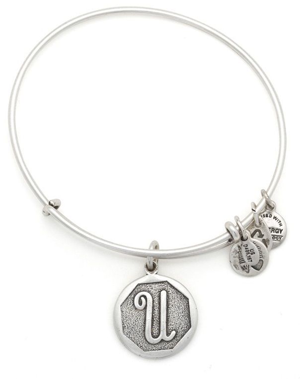 Alex and Ani Initial Expandable Wire Bangle Bracelet - A13EB14US