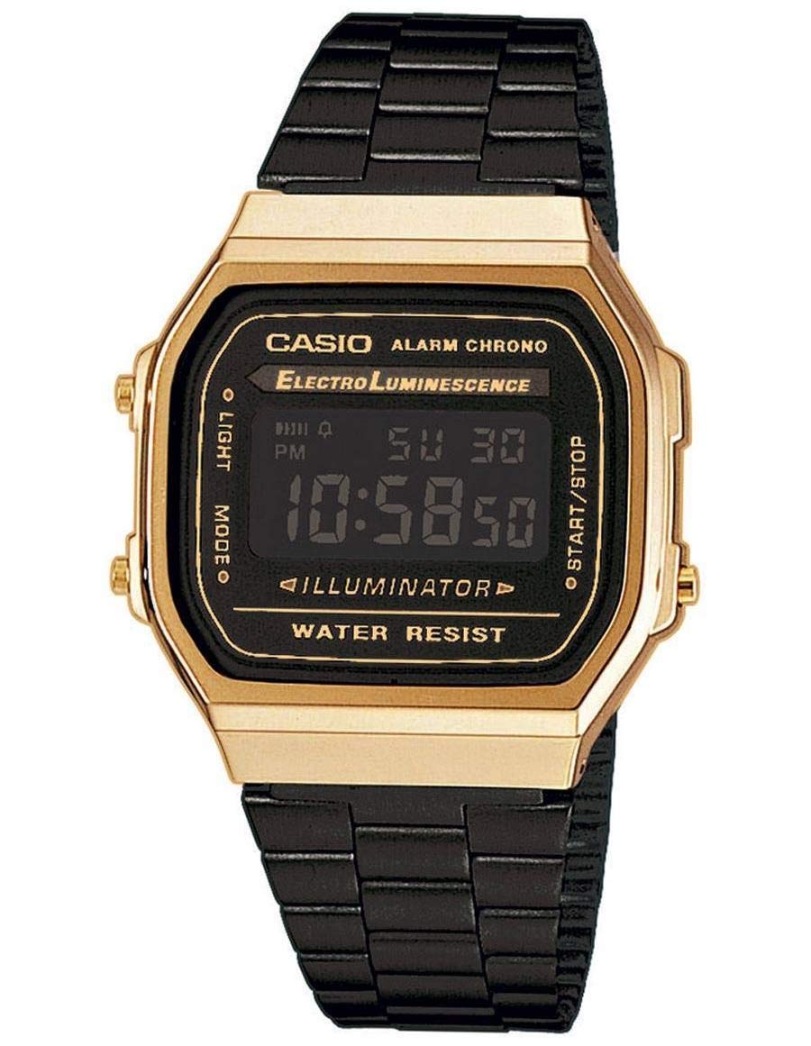 Casio Retro Digital Unisex Watch A168WEGB-1BDF