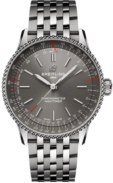 Breitling Navitimer Automatic 36 Anthracite Dial Steel Automatic Unisex Watch