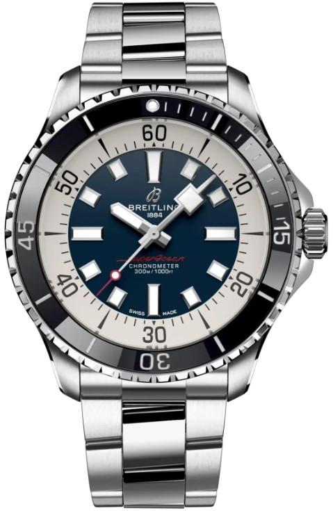 Breitling Superocean Automatic 44 Blue Dial Stainless Steel Dive Watch