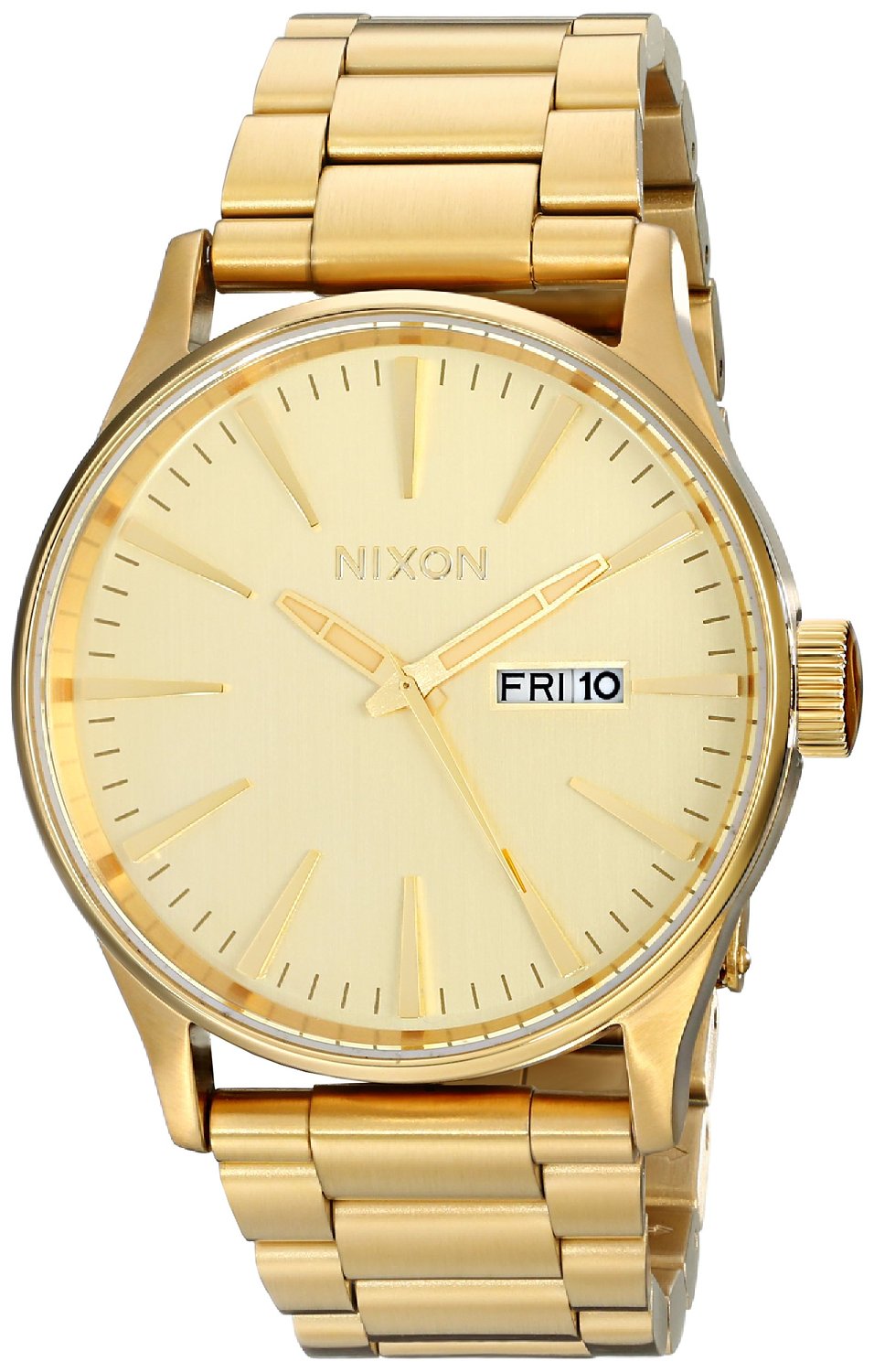 Nixon The Sentry SS Gold-Tone Mens Watch A356502