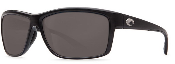 Costa Del Mar Mag Bay Polarized Shiny Black Sunglasses - AA-11-OGP