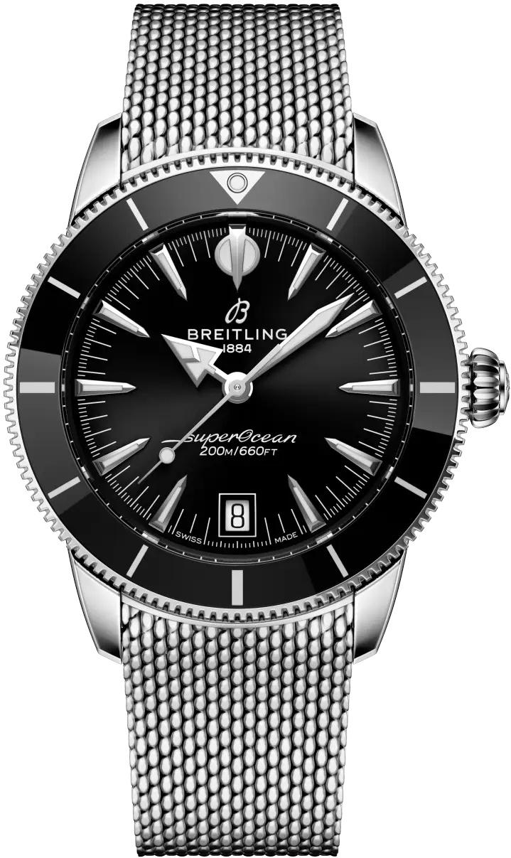 Breitling Superocean Heritage B31 Automatic 40 Black Dial Steel Mens Watch