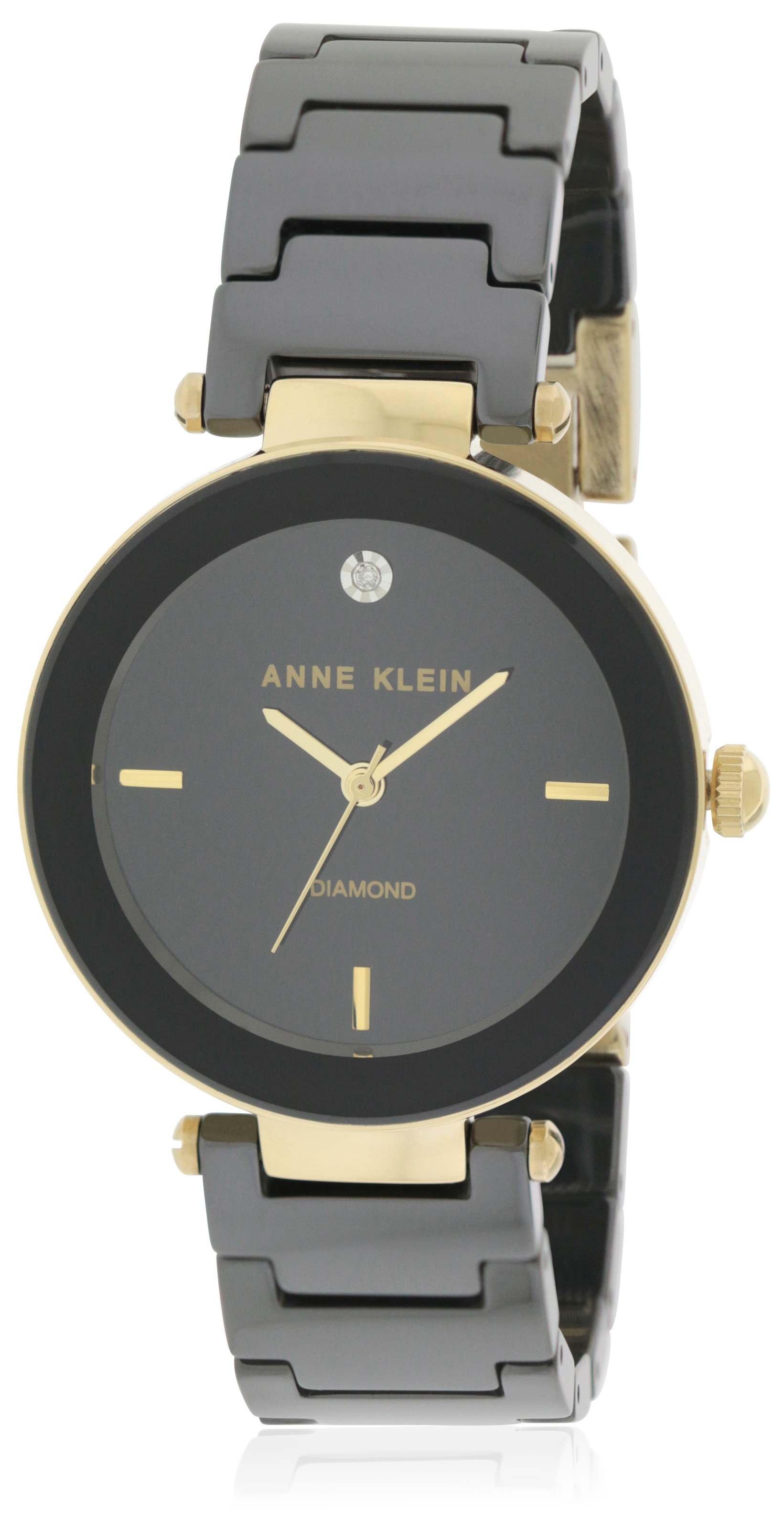 Anne Klein Ceramic Ladies Watch AK-1018BKBK