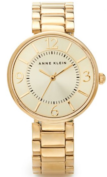 Anne Klein Gold-Tone Alloy Ladies Watch AK-1788CHGB