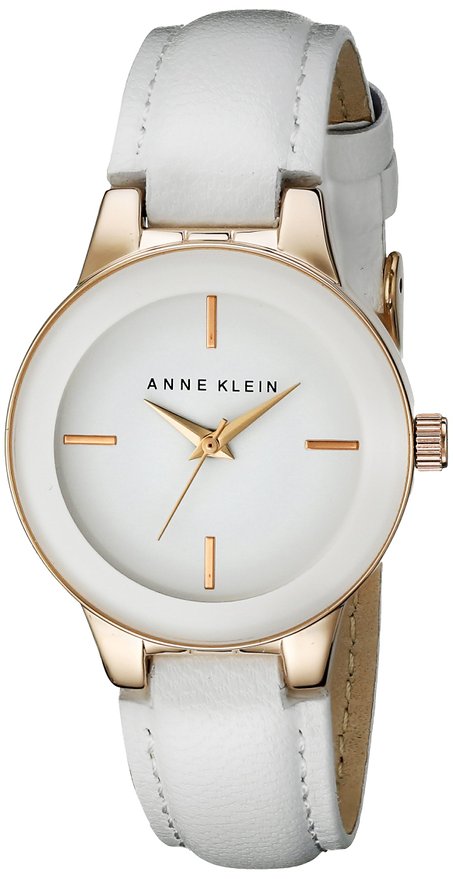 Anne Klein Leather Ladies Watch AK-2032RGWT