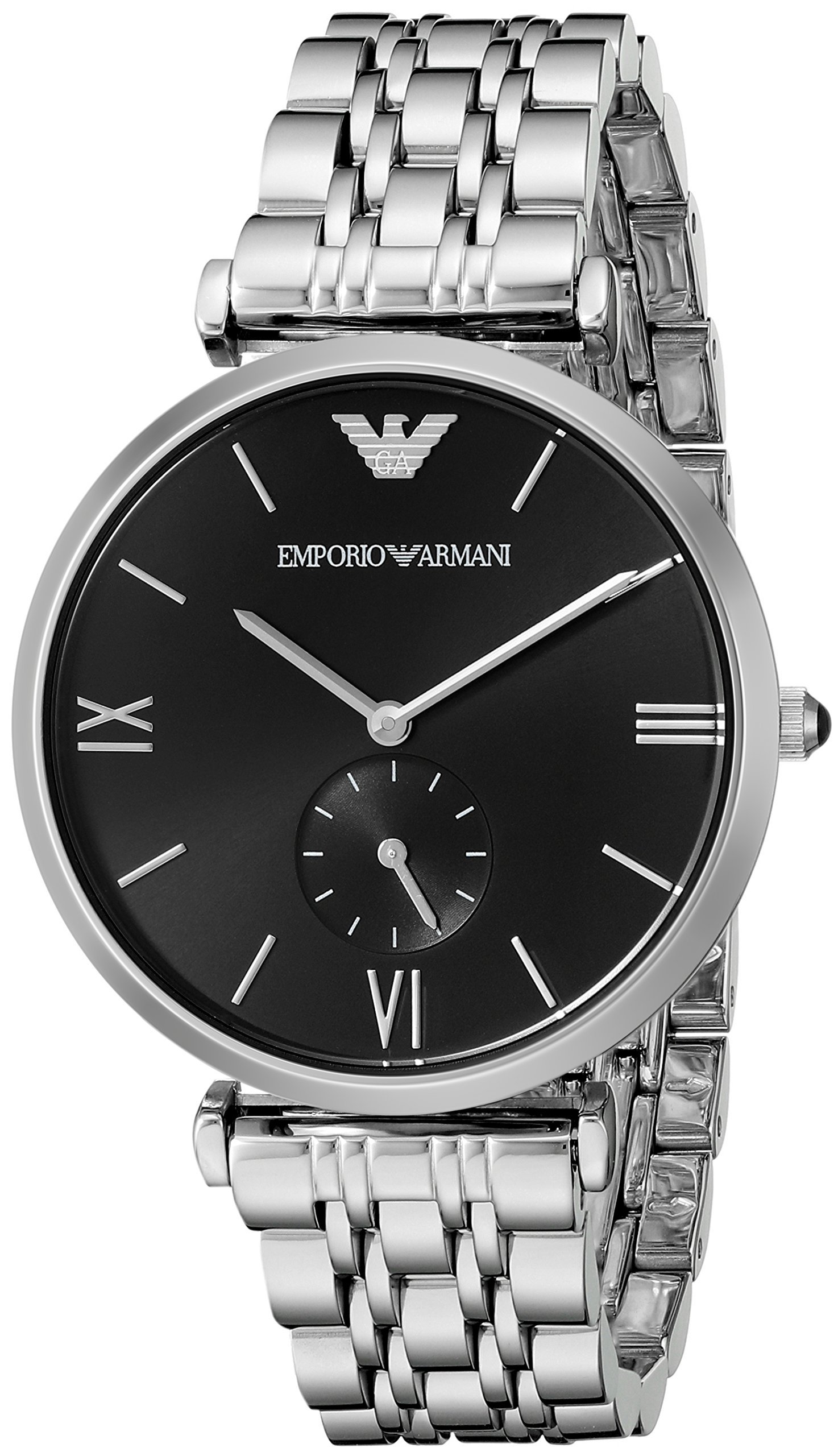 Emporio Armani Retro Stainless Steel Mens Watch AR1676