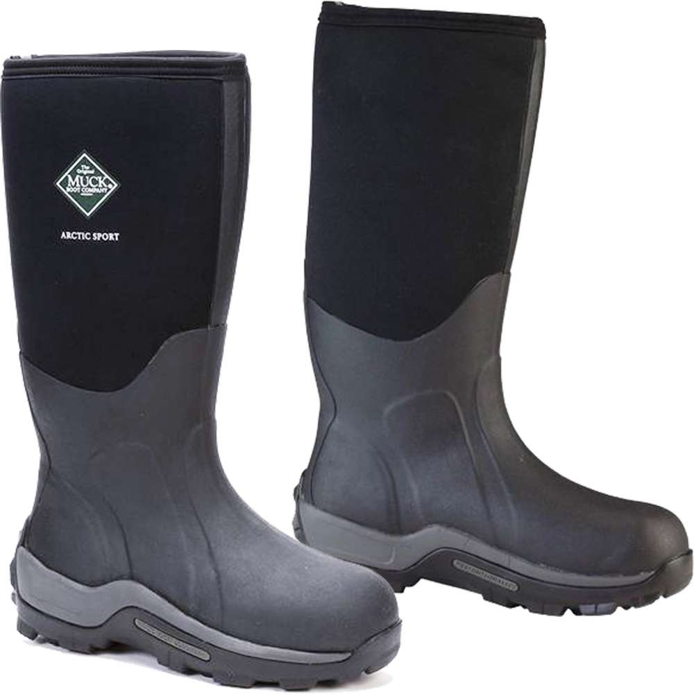 MUCK BOOT Mens Arctic Sport Tall Boot - Black - 9