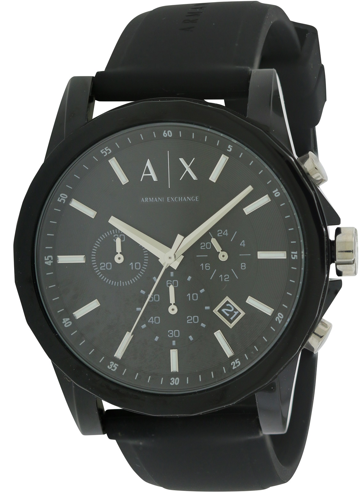 Armani Exchange Active Chronograph Rubber Mens Watch AX1326
