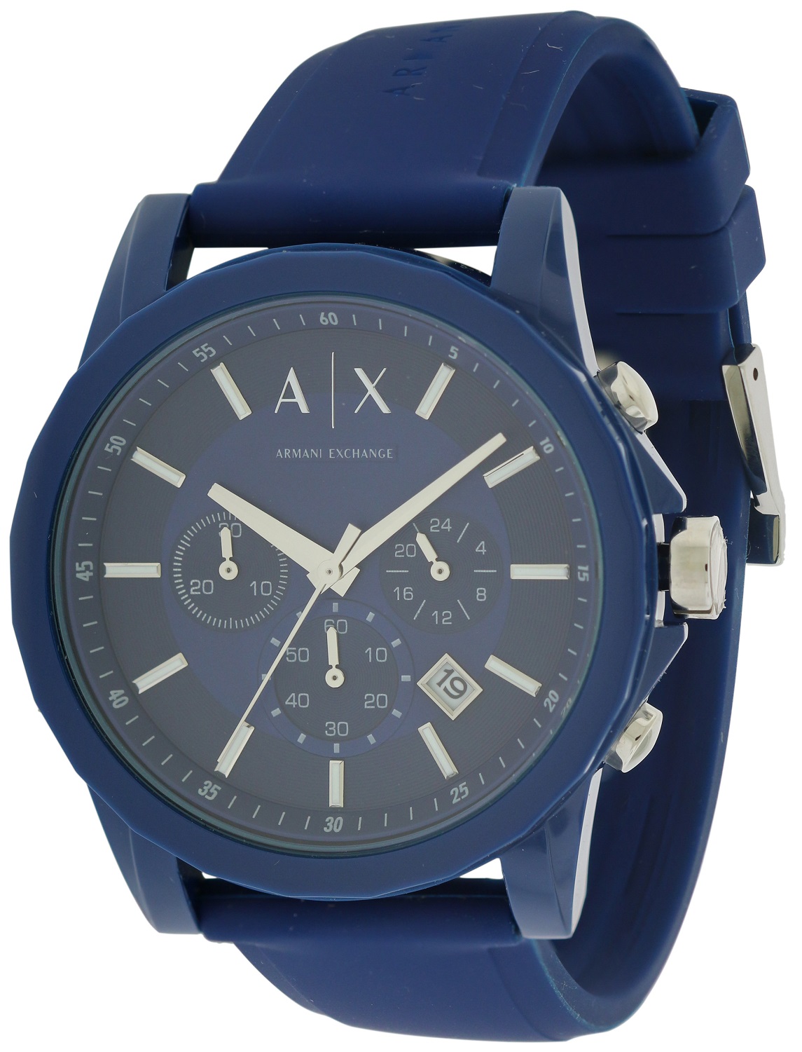 Armani Exchange Active Chronograph Rubber Mens Watch AX1327