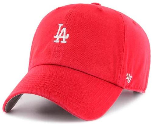 47 Brand Los Angeles Dodgers Base Runner Clean Up Cap - Red - One Size