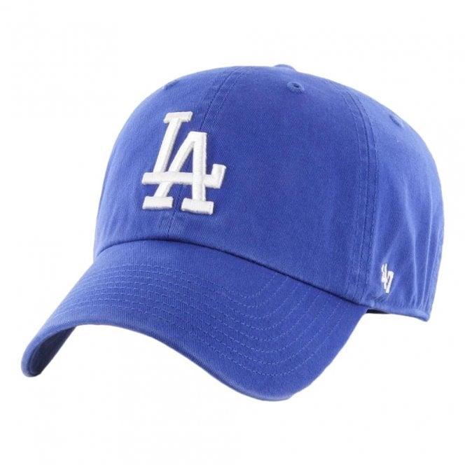 47 Los Angeles LA Dodgers Clean Up Hat Cap Home - Royal/White