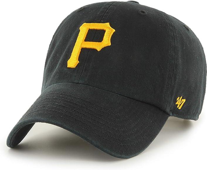47 Pittsburgh Pirates Clean Up Adjustable Cap - Black