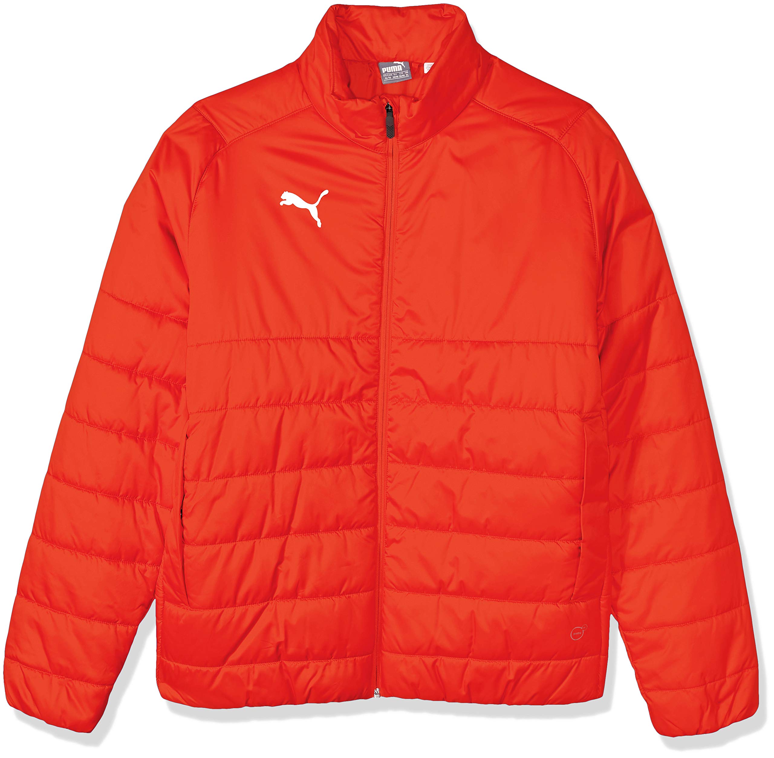 PUMA Mens Liga Casuals Padded Jacket - Red/White - XX-Large